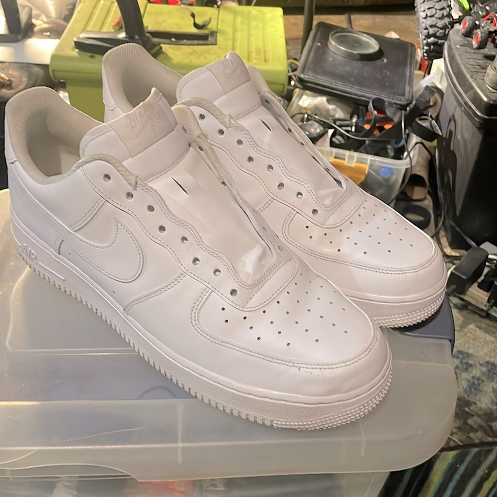 Men’s 12 Arktic White Nike Air Force #1